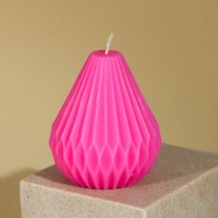 Свеча формовая "Оригами", розовая: 