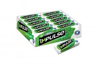 «Impulse», жевательная резинка со вкусом «Мята», без сахара, 14г (упаковка 30шт.): 