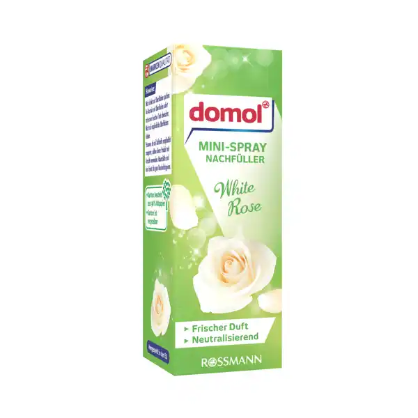 domol MiniSpray Nachfller White Rose: Цвет: Produktbeschreibung und details Freuen Sie sich auf ein angenehm frisches Dufterlebnis in Bad und WC  mit dem domol MiniSpray White Rose unangenehme Gerche werden schnell und wirkungsvoll entfernt fr bis zu  Sprhste erfrischendblumige Duftkomposition Kontaktdaten Dirk Rossmann GmbH Isernhgener Strae   Burgwedel wwwrossmannde   UrsprungslandHerkunftsort EU Anwendung und Gebrauch Zum Wechseln der Duftkartusche den domol MiniSpray Halter aufklappen und leere Kartusche aus der Halterung entnehmen Neue Duftkartusche in den Halter einlegen und leicht hineindrcken bis diese einrastet Danach Halter schlieen Leicht auf den Halter drcken um frischen fein zerstubten Duft zu versprhen Die Kartusche ist fr die meisten handelsblichen Halter geeignet Inhaltsstoffe Hexylsalicylat Octakhydrotetramet hylnaphthylethanon Cyclamenaldehyd Methylundecanal Warnhinweise und wichtige Hinweise Warnhinweise GEFAHR Extrem entzndbares Aerosol Behlter steht unter Druck Kann bei Erwrmung bersten Schdlich fr Wasserorganismen mit langfristiger Wirkung Kann allergische Hautreaktionen verursachen Darf nicht in die Hnde von Kindern gelangen Von Hitze heien Oberflchen Funken offenen Flammen und anderen Zndquellen fernhalten Nicht rauchen Nicht gegen offene Flamme oder andere Zndquelle sprhen Nicht durchstechen oder verbrennen auch nicht nach Gebrauch Vor Sonnenbestrahlung schtzen und nicht Temperaturen ber CF aussetzen BEI BERHRUNG MIT DER HAUT Mit viel Wasser und Seife waschen InhaltBehlter gem lokalenregionalennationaleninternationalen Vorschriften einer anerkannten Abfallentsorgungsanlage zufhren Nicht direkt auf Oberflchen sprhen Bei Kontakt mit Oberflchen sofort mit einem feuchten Tuch abwischen Nicht auf empfindliche Oberflchen kleben Personen die auf Duftstoffe empfindlich reagieren sollten dieses Produkt mit Vorsicht verwenden Raumdfte sind kein Ersatz fr gute Haushaltshygiene
https://www.rossmann.de/de/haushalt-domol-mini-spray-nachfueller-white-rose/p/4305615559353