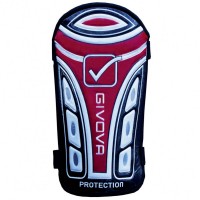 Givova Shin guards "Parastinco Protection" black / red: Цвет: Brand: Givova Shield material: 100% PVC Inner material: 100% polyester Brand logo processed on the front lockable with hook-and-loop fastener comfortable to wear NEW, with label &amp; original packaging
https://www.sportspar.com/givova-shin-guards-parastinco-protection-black/red