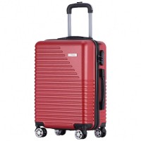 Banaru Design 20" Hand Luggage Suitcase wine red: Цвет: Brand Banaru Design Outer material plastic ABS Lining material  polyester Brand logo as a metal emblem on the front ideal as hand luggage external dimensions correspond to the size regulations External dimensions in inches      Internal dimensions HWD  cm   cm   cm Net Weight kg Volume approx  l a telescopic handle with several possible height settings four smoothrunning wheels for convenient transport a large main compartment with a circumferential way zipper three digit suitcase lock  possible combinations Divider with integrated zippered mesh pocket for division converging tension straps with click closure Interior lined throughout Zippered lining on each side of the case two carrying handles with suspension four spacers on one side structured outer material with a matte finish NEW with box ampamp original packaging
https://www.sportspar.com/banaru-design-20-hand-luggage-suitcase-wine-red