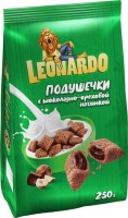 «Leonardo», готовый завтрак «Подушечки с шоколадно-ореховой начинкой», 250г: 