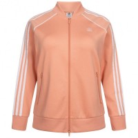 adidas Originals Primeblue SST Plus Size Women Track Jacket H25346: Цвет: https://www.sportspar.com/adidas-originals-primeblue-sst-plus-size-women-track-jacket-h25346
Brand: adidas Material: 50% cotton, 43% polyester (recycled), 7% elastane Brand logo embroidered on the left chest with the iconic three stripes on the shoulders and down the sleeves Primeblue - high-performance material that e.g. Partly made of Parley Ocean Plastic® Parley Ocean Plastic® - Recycled polyester from plastic waste from beaches and coastal areas plus sizefit elastic ribbed bomber collar continuous 2-way zip with logo zip long raglan sleeves two side pockets with zipper elasticated ribbed cuffs and hem elastic material smooth skin feeling internal loop for hanging at the neck pleasant wearing comfort NEW, with tags &amp; original packaging