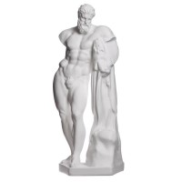 Гипсовая фигура Статуя Геракла, 27,5 х 27,5 х 74 см: 