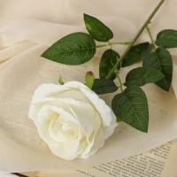 Цветы искусственные «Роза боливийская» 8х55 см, белый: 