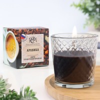 Свеча ароматическая в стакане "Арабика", подарочная упаковка, 8х8,5 см, 30 ч: 