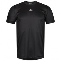 adidas Performance Aeroready Hit 3 Stripes Men T-shirt HN8506: Цвет: https://www.sportspar.com/adidas-performance-aeroready-hit-3-stripes-men-t-shirt-hn8506
Brand: adidas Material: 100% polyester (recycled) Use: 100% polyester (recycled) Brand logo centered on chest classic adidas stripes on the back AeroReady - Moisture is absorbed super-fast for a pleasantly dry and cool wearing comfort Breathable mesh inserts for optimal air circulation side slits for more freedom of movement elastic crew neck Short sleeve slightly longer back regular fit light and elastic material pleasant wearing comfort NEW, with tags &amp; original packaging