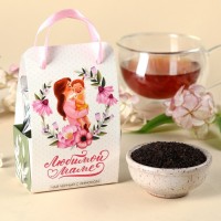 Чай чёрный «Любимой маме» в коробке-пакете, вкус: лимон, 50 г.: Цвет: Минимальная партия
1