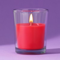 Свеча в стакане «Садовые ягоды», 5 х 6 см: 