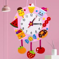 Детские настенные часы DIY "Вкусняшки" сделай сам, плавный ход, 22 х 29 см: 