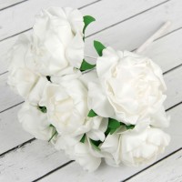 Букет "Объёмный цветок" 7 цветков, белый: 