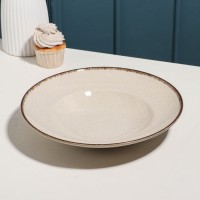 Тарелка глубокая «Pearl», d=27 см, 400 мл, бежевая, фарфор: Цвет: Kutahya Porselen - это красивая посуда премиум класса. Идеально подходит как для сервировки стола, так и для подарка. Посуда абсолютно экологически чистая и безопасная. Изготавливается из твердого фарфора при температуре обжига 1400 градусов.</p>Можно использовать в СВЧ и посудомоечной машине.</p><b>Дополнительно:</b>На обратной стороне изделия могут встречаться непрокрасы глазури, в связи с особенностью производства. Не считается браком.</p>
: Kutahya Porselen
