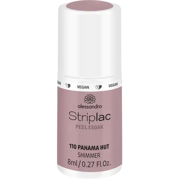 Alessandro STRIPLAC PEEL OR SOAK PANAMA HUT -VEGAN: Цвет: Produktbeschreibung und details Oh wie schn ist Panama Der Peel or Soak Striplac Panama Hut verbreitet echtes UrlaubsFeeling der Farbton in dunklem Nude macht Laune auf mehr und sorgt fr stilvolle NgelDas Beste STRIPLAC ist VEGAN und TIERVERSUCHSFREILeichtes Auftragen keine Trocknungszeit und bis zu  Wochen Haltbarkeit Kein Problem Einfach eine Schicht Panama Hut Striplac auftragen und mit dem Top Coat versiegeln Dank der Peel or Soak Innovation lsst sich der Lack gleich auf zwei Weisen entfernen Mit dem PeelOff Aktivator kann der Lack mit Hilfe eines Hufstbchens in einer Schicht entfernt werden mit dem SoakOff Liquid wird dieser mit Hilfe der Folienpads sanft abgelst alessandro Striplac  fr stilvolle Ngel in nur  MinutenProduktdetails Panama Hut Striplac im dunklen Nudeton Bis zu  Wochen Haltbarkeit Keine Trocknungszeit Schnelle PeelOff oder SoakOff Ablsung Schtzt und festigt den Naturnagel  VEGAN und Tierversuchsfrei Hinweis Lack trocknet nicht ohne alessandro LEDLampeStriplac Peel or Soak ist das MustHave fr jede Frau die Wert auf schne Ngel legt Ngel wie aus dem Nagelstudio in etwa  Minuten Striplac ist ein einzigartiger Nagellack der wesentlich lnger hlt als herkmmlicher Nagellack  bis zu drei Wochen Hochglanz bis zum letzten Tag Striplac kann einfach und streifenfrei aufgetragen werden deckt bereits nach der ersten Anwendung ist kratz und splitterfest Keine lstige Trockenzeit denn Striplac hrtet in  Sekunden im LEDGert Das Ergebnis ist eine perfekte UVLEDManikre wie aus dem Nagelstudio Und das Beste  STRIPLAC ist VEGAN und TIERVERSUCHSFREIZum schnellen Ablsen gibt es zwei Mglichkeiten Schnelle PeelOff or SoakOff Lsung Durch den PeelOff Aktivator lsst sich der Striplac einfach vom Nagel abziehen oder Sie nutzen die SoakOff Remover Wraps zum Ablsen Der Lack ist mit beiden Lsungen rckstandslos zu entfernen Kontaktdaten alessandro International GmbH Erkrather Strae a  Dsseldorf Anwendung und Gebrauch Ngel polieren Ngel mit einer dnnen Farbschicht lackieren Lack fr  Sekunden unter der LEDLampe aushrten Ngel mit dem Striplac Top Coat lackieren  Unter der LEDLampe  Sekunden aushrten Entfetten der Ngel mit den Striplac Reinigungspads um die Schwitzschicht abzunehmen Fertig Ablsen Peel off Tragen Sie zur Untersttzung den Striplac Peel Off Aktivator auf die Nagelplatte auf und lassen Sie diesen einige Minuten einwirken Drcken Sie mit dem Hufstbchen den Lack seitlich vom Nagelrand an Ziehen Sie anschlieend den Lack in einer Schicht vom Nagel ab Soak off Tragen Sie eine geringe Menge des SoakOff Liquid auf die Folienpads auf Anschlieend legen Sie die getrnkte Padseite auf die Nagelplatte und pressen die Folie fest um den Finger damit die Pads die Nagelplatte mit Aceton befeuchten Lassen Sie die SoakOff Pads  Minuten einwirken und schon ist der Lack ab Gebrauch Aufbewahrung und Verwendung Aufbewahrungs und Verwendungsbedingungen WARNHINWEIS Hautkontakt vermeiden Anwendungshinweise bitte sorgfltig lesen Kann allergischeHautreaktionen verursachen Verursacht schwere Vertzungen der Haut und schwere AugenschdenNicht bei verletzten oder entzndeten Ngeln anwenden Bei Auftreten von Hautrtungen oder allergischenReaktionen Kontakt mit dem Produkt sofort einstellen und ggf Arzt aufsuchen Darf nicht in dieHnde von Kindern gelangen Inhaltsstoffe ALIPHATIC POLYESTERURETHANE ACRYLATE TRIETHYLENE GLYCOL DIMETHACRYLATE HEMA MALEATE ALIPHATIC URETHANE ACRYLATE ETHYL ACETATE BUTYL ACETATE ETHYL TRIMETHYLBENZOYL PHENYLPHOSPHINATE CI  SILICA DIMETHYL SILYLATE NITROCELLULOSE LAURYL POLYNEOPENTYL GLYCOL ADIPATE PHTALATEPEI CROSSPOLYMERLAURYL POLYNEOPENTYL GLYCOL ADIPATE ACETYL TRIBUTYL CITRATE ISOPROPYL ALCOHOL PHOSPHORIC ACID POLYESTER ACRYLATES COPOLYMER TRIPROPYLENE GLYCOL DIACRYLATE DIMETHICONE LAURIC ACID MICA BIOTIN CAFFEINE BHT AQUA WATER CI  CI  HYDROLYZED CORN PROTEIN HYDROLYZED SOY PROTEIN HYDROLYZED WHEAT PROTEIN CI  PHOSPHORIC ACID PHENOXYETHANOL MEK CI  Warnhinweise und wichtige Hinweise Warnhinweise WARNHINWEIS Hautkontakt vermeiden Anwendungshinweise bitte sorgfltig lesen Kann allergischeHautreaktionen verursachen Verursacht schwere Vertzungen der Haut und schwere AugenschdenNicht bei verletzten oder entzndeten Ngeln anwenden Bei Auftreten von Hautrtungen oder allergischenReaktionen Kontakt mit dem Produkt sofort einstellen und ggf Arzt aufsuchen Darf nicht in dieHnde von Kindern gelangen
https://www.rossmann.de/de/make-up-alessandro-striplac-peel-or-soak-panama-hut--vegan/p/4025087481104