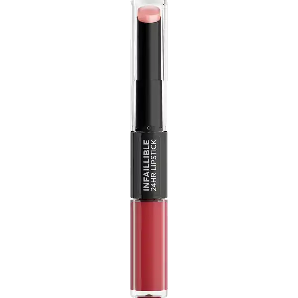 LOral Paris Lippenstift Infaillible Step  Timeless Red: Цвет: Produktbeschreibung und details Der Infaillible Step Lippenstift von LOral Paris schenkt in nur zwei Schritten intensive Farbe und strahlenden Glanz Die Technologie mit FarbBooster sorgt fr satte strahlende Farben mit bis zu H Halt In Schritt  des Infaillible Step schenken pure Farbpigmente einen intensiven und strahlenden Look Fr perfekte Lippenkonturen  ganz ohne Abfrben oder Brckeln In Schritt  einfach mit dem Balm ber die Lippen gehen und die intensive Farbe fr H erstrahlen lassen Die Formel des kussechten Lippenstiftes angereichert mit HyaluronGel sorgt den ganzen Tag lang fr ein angenehmes Tragegefhl Kontaktdaten LORAL Deutschland GmbH  Geschftsbereich LOral Paris Johannstrae   Dsseldorf wwwlorealde UrsprungslandHerkunftsort Frankreich Anwendung und Gebrauch Lippenstift in zwei Schritten auftragen Schritt  Die intensive longlasting Formel auftragen und trocknen lassen Schritt  Den feuchtigkeitsspendenden Balm auftragen Gebrauch Aufbewahrung und Verwendung Aufbewahrungs und Verwendungsbedingungen Khl und trocken lagern Inhaltsstoffe ISODODECANE  TRIMETHYLSILOXYSILICATE  NYLONDIMETHICONE COPOLYMER  DISTEARDIMONIUM HECTORITE  LAUROYL LYSINE  PROPYLENE CARBONATE  C ALKYLDIMETHYLSILYL POLYPROPYLSILSESQUIOXANE  ALUMINA  ETHYLHEXYL PALMITATE  SYNTHETIC FLUORPHLOGOPITE  SILICA  ALUMINUM HYDROXIDE  CALCIUM SODIUM BOROSILICATE  CALCIUM ALUMINUM BOROSILICATE  BARIUM SULFATE  COLOPHONIUM  ROSIN  MAGNESIUM SILICATE  TIN OXIDE  TRIHYDROXYSTEARIN  BENZYL ALCOHOL  KAOLIN  SODIUM HYALURONATE  GLUCOMANNAN  PARFUM  FRAGRANCE   MAY CONTAIN CI   TITANIUM DIOXIDE  CI  CI  CI   IRON OXIDES  MICA  CI   RED   CI   RED  LAKE  CI   YELLOW  LAKE  CI   BLUE  LAKE  CI   RED  LAKE  CI   YELLOW  LAKE  CI   RED   CI   RED  LAKE  CI   RED  LAKE  CI   MANGANESE VIOLET  CI   CARMINE FIL Z
https://www.rossmann.de/de/make-up-loreal-paris-lippenstift-infaillible-2-step-501-timeless-red/p/3600524079512