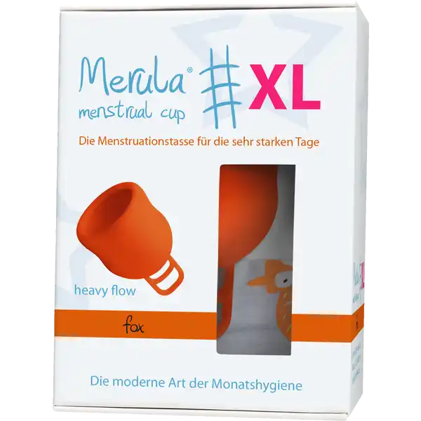 Merula Cup XL fox Menstruationstasse: Цвет: Produktbeschreibung und details Der Merula Cup XL ist ein flexibler Kelch aus Silikon der gefaltet und in die Scheide eingefhrt wird um dort die Menstruationsflssigkeit aufzufangen Im Inneren des Krpers ffnet er sich wieder und schliet dicht ab Durch einen leichten Unterdruck und die Beckenbodenmuskulatur bleibt er an Ort und Stelle Sei entspannter mit dem Merula Cup XL denn stndliches Wechseln von Tampons Binden oder fassungsrmeren Menstruationstassen gehrt damit der Vergangenheit an Der Merula Cup XL fasst so viel wie ca  der grten handelsblichen Tampons und bietet mit  ml Fassungsvermgen noch einmal  ml mehr als der Merula Cup one size Er passt bei mittlerer bis hoher Portio jedem Zustand der Beckenbodenmuskulatur und bei sehr starker Blutung Der Merula Cup fox besticht durch sein knalligleuchtendes orange Das Baumwollbeutelchen ist in einem edlen grau gehalten mit niedlichen kleinen Fchsen in verschiedenen Posen dekoriert Die Fchse sowie das Zugband zum Verschlieen des Beutelchens sind perfekt farblich auf den Cup abgestimmt Im Baumwollbeutelchen lsst sich der Merula Cup fox sicher und luftig zwischen den Tagen aufbewahren enthlt  Merula Cup XL fox orange  Baumwollbeutelchen  Gebrauchsanleitung Fr eine sehr starke Blutung Farbe orange Kontaktdaten Merula GmbH Wormser Strae   GauOdernheim wwwmerulacupde UrsprungslandHerkunftsort Made in Germany Anwendung und Gebrauch Einsetzen Cup falten und einfhren Im Inneren ffnet sich der Cup wieder und schliet dicht ab Entfernen Cup an der Leiter fassen festhalten Bauch des Cups eindrcken um den Unterdruck zu lsen und entnehmen Inhalt in die Toilette leeren und die Menstruationstasse anschlieend grndlich reinigen Anpassen Zuerst den Cup mit vollstndigem Stiel ausprobieren Bei Bedarf  Sprosse der Leiter mit einer Nagelschere entfernen Gebrauch Aufbewahrung und Verwendung Aufbewahrungs und Verwendungsbedingungen Luftig und trocken lagern Inhaltsstoffe medizinisches Silikon Warnhinweise und wichtige Hinweise Warnhinweise Bitte vor der Nutzung des Merula Cup XL sorgfltig die mitgelieferte Anleitung lesen
https://www.rossmann.de/de/pflege-und-duft-merula-cup-xl-fox-menstruationstasse/p/4260533720240