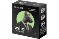 Презервативы латексные Ultra Thin, 3 шт «Wild Pleasure», 14г (упаковка 24 шт.): 