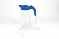 Набор для воды 3 предмета 1607/2-Г Криуль (кувшин + 2 стакана): 