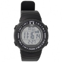 LEANDRO LIDO "Vescia" Unisex Sports Watch black/white: Цвет: Brand: LEANDRO LIDO including battery 12-bit digital display with hours, minutes, seconds, day and date Water resistance: 3 ATM Stopwatch, alarm and hourly chime function 12/24 hour format Watch case: ABS plastic Watch strap: TPU rubber Watch glass: plastic Background can be illuminated by button Brand logo on the front above the dial Dial diameter: approx. 35 mm Strap Width: Approx. 22mm adjustable bracelet with double pin clasp maximum wrist circumference up to approx. 20 cm User manual is included suitable for sports and leisure Stainless steel back including LEANDRO LIDO packaging NEW, in original packaging &gt;Disposal instructions for batteries
https://www.sportspar.com/leandro-lido-vescia-unisex-sports-watch-black/white