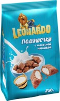 «Leonardo», готовый завтрак «Подушечки с молочной начинкой», 250г: 