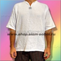 Мужская рубашка - марлевка с коротким рукавом из Тайланда: Цвет: https://shop.siam-sabai.ru/index.php?route=product/product&path=100&product_id=1899
Модель: Thai Shirt short Наличие: Есть в наличии Вес брутто: 140.00 г

Мужская рубашка - марлевка с коротким рукавом из Тайланда Мужская тончайшая легкая рубашка с коротким рукавом в тайском стиле из натурального хлопка. Натуральный тонкий материал – хлопок «марлевка», ощущение комфорта и лёгкости. Очень удобная одежда для защиты от солнца. Модель с коротким рукавом. Вышивки нет. Размер тайской мужской рубашки: M  L  XL XXL  3XL 4XL  