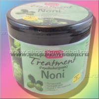 Лечебная маска для волос с экстрактом Нони: Производитель Banna Модель Treatment Noni  gramm   Наличие Есть в наличии Вес брутто  г  Лечебная маска для волос с экстрактом Нони Treatment Noni  gramm Лечебная маска для волос на основе натурального экстракта Нони  для восстановления и укрепления  волос со стимулирующим волосяные фолликулы действием от тайского производителя косметики на основе фруктовых экстрактов компании Banna Экстракт Нони в составе маски обладает интенсивным стимулирующим и питательным действиями благоприятно воздействует на обменные процессы в волосяной луковице сохраняет увлажненность волос и предупреждает появление секущихся кончиков Способ применения  маски для волос с экстрактом Нони Нанести маску на чистые влажные волосы по всей длине на  минут затем смыть водой Объем маски для волос Нони  мл произведено в Таиланде