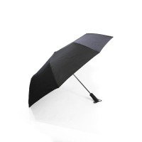 Зонт черный полуавтомат: Размер Д/Ш/В (см): 34*5*5; Вес (гр) ~: 418
Зонт черный полуавтомат
Стандартный мужской зонт. Надежный, с большим куполом, укроет от дождя сильную половину человечества.
Характеристики:
Назначение: мужской
Вид: складной зонт
Тип: полуавтомат
Свойства: повседневный, от дождя
Размер купола: большой
Рисунок на куполе: нет
Конструкция: 2 сложения
Материал каркаса: сталь
Материал купола: полиэстер
Количество спиц (шт.): 9
Материал ручки: прорезиненный пластик
Форма ручки: прямая
Особенности: полуавтомат, помещается в сумке
Габариты:
Длина в сложенном виде: 34 см
Длина ручки: 57 см
Диаметр купола: 101 см.
Размер Д/Ш/В (см)	34*5*5
Вес (гр) ~
418