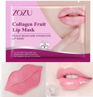 Патчи для губ с экстрактом персика Collagen Lip Mask Zozu: 
