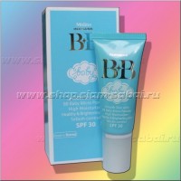 Крем ББ Baby Face: Производитель: Mistine Модель: BB Baby Face Наличие: Есть в наличии Вес брутто: 50.00 г

Крем ББ   Baby Face Mistine Professional BB Baby Face Cream SPF 30 Крем Baby Face – это сенсация из знаменитой корейской серии «Уникальные ББ кремы – чтобы кожа была идеальной!» Крем Baby Face или «кожа как у младенца»  содержит BB микропорошок с наночастичками, которые  имитируют нежную кожу ребенка.  Крем замечательно скрывает темные пятна и неровности кожи, морщинки и пигментные пятна, чтобы добиться гладкой кожи, как у ребенка. ББ крем Baby Face  как и все крема серии BB, не просто обычный тональный крем, это антивозрастной, питательный и ухаживающий за кожей лица крем, при этом обладающий маскирующими свойствами тонального крема. То есть крем BB Mistine Baby Face - это одновременно и уходовая, и декоративная косметика. Отличительная особенность  крема Baby Face  - это еще более нежная текстура крема, крем  выравнивает кожу лица до идеала и дает коже сияние юности. Крем BB Mistine Baby Face подойдет для любого типа кожи, при жирной коже крем замечательно матирует и убирает блеск и жирность.  ББ - крем также защищает кожу в течение дня от вредного воздействия окружающей среды, и имеет фактор защиты от солнца SPF 30. Крем имеет светлый тон. Объем 8 грамм, произведено в Южной Корее для продажи в Таиланде.  Применение: Рекомендуется использовать Крем BB  Baby Face  каждое утро как основу под макияж Наносить BB крем следует кончиком пальца, для всего лица вполне достаточно будет маленькой капельки крема ББ Baby Face – крем имеет плотную текстуру и  легко распределяется по поверхности лица и шеи. Ошеломительный результат  - гладкая, матовая бархатистая кожа как у ребенка!  