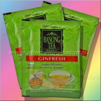 Имбирный гранулированный чай: Цвет: https://shop.siam-sabai.ru/index.php?route=product/product&path=83&product_id=405
Модель: RanongTea Наличие: Есть в наличии Вес брутто: 80.00 г

Имбирный гранулированный тайский чай  Instant Ginger 100% Ranong Tea Популярный в Таиланде имбирный чай в быстрорастворимых гранулах для приготовления вкусного,  полезного согревающего напитка с приятным терпким вкусом. Такой чай является отличным профилактическим и лечебным средством при простудах. Имбирный чай хорошо согревает тело, помогает при кашле и общем простудном недомогании, возвращая бодрость и силы. Лучше всего имбирный чай пить в промежутках между принятием пищи. В чае из имбиря  вы ощутите три разных вкуса – сладкий, острый и кислый. Имбирный чай также понравится тем, кто стремится сбросить лишний вес. Такой напиток  заставляет гореть тело изнутри, ускоряя обменные процессы и улучшая пищеварение.  Способ приготовления: Залить содержимое пакета 5 грамм горячей водой 150 мл. При желании к напитку можно добавить дольку  лимона. В упаковке 10 пакетов ,  содержащих натуральный  экстракт имбиря. Произведено в Таиланде, производитель Ranong Tea Варианты имбирного чая: Имбирный оригинальный - сочетание терпкого вкуса натурального имбирного корня и тростикового сахара. 10 пакетов по 18 грамм каждый. Состав: имбирь 70%, сахар 30% Имбирный крепкий - реальный сильный имбирный вкус в сочетании с небольшим количеством тростникового сахара. 10 пакетов по 15 грамм каждый. Состав: имбирь 80%, сахар 20% Имбирный несладкий - крепкий имбирный вкус без добавления сахара.  10 пакетов по 5 грамм каждый. Состав: 100% имбирь