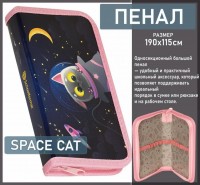 Пенал 1 секция SPACE CAT 190х115 мм: Размер Д/Ш/В (см): 19*11*3; Вес (гр) ~: 58
Пенал 1 секция SPACE CAT 190х115 мм
Односекционный большой пенал Schoolformat — удобный и практичный школьный аксессуар, который позволяет поддерживать идеальный порядок в сумке или рюкзаке и на рабочем столе. Надежная молния оснащена брендированным бегунком.
Пенал выполнен из ламинированного картона, оснащен молнией, легко открывается и закрывается, защищает содержимое от повреждений и потери презентабельного вида. Его легко постоянно носить с собой, чтобы к необходимым принадлежностям всегда был быстрый доступ.
Размер Д/Ш/В (см)	19*11*3
Вес (гр) ~
58