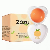 Бальзам для губ в стильной упаковке ZOZU GRAPEFRUIT: Продукт защитит кожу от растрескивания, регенерирует ее ночью. Нанесение пару раз в день, позволяет поддерживать приятное увлажнение в течение дня, и избавиться от их сухости. Бальзам для губ идеально подходит для лета, и зимы. Может быть отличным подарком. Стильная упаковка! Симпатичная, сферической формы упаковка, выполнена из прочного пластика. Упаковка легко поместится в сумке, и отыскать ее там будет совсем несложно. Особенности: — Увлажняет, и заживляет сухие губы, держит их гладкими, эластичными целый день. — Разглаживает кожу губ. — Свободен от вазелина, парабенов, фталатов. — Аромат свежего грейпфрута. Объём:  5,8 гр.
