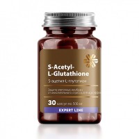 S-ацетил-L-глутатион - Expert Line: https://ru.siberianhealth.com/ru/shop/catalog/product/501418/
Anti-age эффект
Высокоэффективный агент против старения и окислительного стресса.
Детокс организма
Защищает клетки печени, способствуя их восстановлению и выводя токсины и продукты метаболизма.
Быстрое усвоение
Легкоусвояемая форма и эффективная дозировка – 120 мг в каждой капсуле.
Король антиоксидантов – S-ацетил-L-глутатион
Активное долголетие, молодость и красота
Глутатион – наиболее сильный антиоксидант, вырабатываемый нашим организмом. Его высокое содержание обнаружено в поджелудочной железе, почках и печени. Важно знать, что глутатион плохо усваивается из пищи и при приеме внутрь почти полностью разрушается пищеварительными ферментами, разлагаясь на аминокислоты. В нашем продукте представлен S-ацетил-L-глутатион – стабильная форма глутатиона, в которой ацетильная группа присоединена к атому серы цистеина и защищает глутатион от разрушения в желудочно-кишечном тракте.

S-ацетил-L-глутатион Siberian Wellness:
• способствует долголетию и замедлению процессов старения;
• поддерживает тургор и здоровый цвет кожи, уменьшает пигментацию;
• помогает в детокс-процессах организма (вывод тяжелых металлов и токсичных веществ);
• блокирует воспаления, улучшает иммунные ресурсы организма;
• уменьшает усталость.

Лучшее решение, чтобы оставаться активным и поддерживать молодость!

Гепатопротектор
Новые исследования подтверждают связь между окислительным стрессом, фиброгенезом печени и митохондриальной дисфункцией как молекулярными основами патологии. Действенным подходом к защите от болезни было бы восполнение запасов эндогенных антиоксидантов, поэтому в первую очередь были исследованы¹ (in vitro) защитные механизмы S-ацетил-L-глутатиона.
Антиоксидантная и anti-age поддержка
Глутатион обладает омолаживающими свойствами: поддерживает тургор и здоровый цвет кожи, уменьшает пигментацию, осветляет кожу. Использование глутатиона в качестве средства против старения в последнее время значительно возросло² и показывает, что уровень глутатиона в крови у здоровых пожилых людей ниже, чем у молодых. Таким образом, пожилые люди могут подвергаться риску из-за снижения способности поддерживать многие метаболические и детоксикационные реакции, опосредованные глутатионом. В то же время высокий уровень глутатиона в крови сопровождается отличным физическим и психическим здоровьем у женщин в возрасте от 60 до 103 лет.
Поддержка функционального ресурса митохондрий
Исследования показали, что нехватка глутатиона может привести к повреждению митохондрий и гибели клеток из-за увеличения числа токсичных форм кислорода, приводящих к повышению количества свободных радикалов. В результате возникают такие болезни, как болезнь Паркинсона, тирозинемия I типа и другие³.
Защита когнитивного здоровья
Окислительный стресс способствует развитию возрастных нейродегенеративных заболеваний. У людей с врожденными нарушениями метаболизма глутатиона часто наблюдаются прогрессирующие неврологические проблемы, а повышение уровня глутатиона может иметь значительные преимущества для их предотвращения⁴.
Почему мы выбираем именно S-ацетил-L-глутатион?
Попадая в желудок в чистом виде, глутатион под воздействием соляной кислоты мгновенно распадается на аминокислоты, не оказывая ожидаемого эффекта. Поэтому в лабораторных условиях к молекулам глутатиона присоединяют ацетильную группу, получая ацетил-глутатион (S-ацетил-L-глутатион). В результате такой трансформации молекула глутатиона легко усваивается, а период ее полувыведения становится намного больше. Ацетил-глутатион способен легко распространяться по организму, мгновенно повышая уровень глутатиона. По эффективности прием S-ацетил-L-глутатиона внутрь не уступает другим путям введения, при этом превосходя их по продолжительности действия.

Для кого?
• Для тех, кто хочет дольше оставаться молодым и здоровым.
• Для людей, живущих в экологически неблагоприятных регионах, мегаполисах.
• Для пожилых.

¹ Влияние S-ацетил-L-глутатиона на цитотоксичность и гепатопротекторную активность в клетках.
Int J Mol Sci 17.04.2022. Rosanna Di Paola 1, Sergio Modafferi 2, Rosalba Siracusa.
https://pubmed.ncbi.nlm.nih.gov/35457246
² Глутатион: маркер и антиоксидант против старения.
J Lab Clin Med, декабрь, 2002. Кэлвин А. Ланг, Бетти Джейн Миллс, Хелен Л. Лэнг.
https://pubmed.ncbi.nlm.nih.gov/12486409/
³ Метаболизм глутатиона и болезнь Паркинсона.
Michelle Smeyne and Richard Jay Smeyne.
https://www.ncbi.nlm.nih.gov/pmc/articles/PMC3736736/
⁴ Глутатион в когнитивной функции и нейродегенерации.
R Cruz, W Almaguer Melian, J A Bergado Rosado.
https://pubmed.ncbi.nlm.nih.gov/12717677/

Применение
Взрослым принимать по 1 капсуле в день во время еды. Продолжительность приема – 1 месяц. При необходимости прием можно повторить.