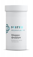 МИРРА-ФЕРРУМ биокомплекс железа с витаминами: Цвет: https://mirra.ru/catalog/bad/mirra-ferrum-biokompleks-zheleza-s-vitaminami/
Сбалансированный состав биодобавки предупреждает развитие дефицита железа и витаминов при их недостаточном поступлении с пищей и/или усиленном расходовании в периоды интенсивного роста и физических нагрузок, при хронических заболеваниях, беременности и т.д. Основная функция железа в организме - поддержание нормального уровня кроветворения и обеспечение органов и тканей кислородом. Биодобавка усиливает энергетику, предупреждает развитие малокровия. Биодобавку МИРРА-ФЕРРУМ принимают во время еды, курсами, как отдельно, так и в комплексе с другими БАД. 