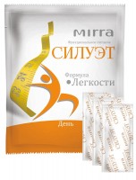 Коктейль дневной «Формула легкости»: Цвет: https://mirra.ru/catalog/funktsionalnoe-pitanie/kokteyl-dnevnoy-formula-legkosti/
Система «СИЛУЭТ» — это 3 продукта функционального питания для улучшения пищеварения, снижения веса и уменьшения объемов. Главными достоинствами коктейлей «СИЛУЭТ» является то, что: • Обеспечивают насыщение организма всеми необходимыми полезными веществами и элементами. • В их составе находится большое количество ценных аминокислот, микроэлементов, жиров, углеводов и витаминов. • Коктейли абсолютно натуральны: Они не содержат ГМО, ароматизаторов, эмульгаторов, консервантов, красителей, синтетических подсластителей. Рекомендуемый минимальный курс — 4 недели. Система очень проста в употреблении: Утром, днем и вечером вам нужно развести в 200-350 мл воды коктейль с соответствующим названием и выпить его за 15 минут до еды или заменить коктейлем прием пищи. Три коктейля: «УТРО: ФОРМУЛА ЗДОРОВЬЯ», «ДЕНЬ: ФОРМУЛА ЛЕГКОСТИ» и «ВЕЧЕР: ФОРМУЛА СТРОЙНОСТИ» содержат необходимую суточную норму основных минералов, витаминов, микроэлементов, аминокислот, растворимой и нерастворимой клетчатки, фосфолипидов и фитокомпонентов. Все питательные вещества распределены в коктейлях в зависимости от количества энергии, которое необходимо человеку в течение дня. Коктейль: «ДЕНЬ: ФОРМУЛА ЛЕГКОСТИ» Основная задача средства «ФОРМУЛА ЛЕГКОСТИ» это ускорение процессов обмена веществ без гормонального вмешательства и, как следствие этого – сжигание жирового запаса. Как действует: • Запускает процесс сжигания жиров в организме • Способствует стабилизации уровня сахара и инсулина в крови • Уменьшает объем съедаемой порции • Стимулирует обменные процессы, Вызывает прилив сил Как принимать: Если вам необходим плотный обед - не лишайте себя приема пищи, а коктейль «Формула легкости» выпейте как полдник или наоборот, как вам удобнее: сначала коктейль, а через 15-20 минут обед. Перед приемом пищи необходимо подождать 15-20 минут после приема коктейля! Засыпать необходимую порцию порошка в треть или половину стакана теплой или прохладной воды, сока или кефира. Дать настояться 3-5 минут до загущения и перемешать до получении однородной консистенции жидкого киселя. Можно употреблять в сухом виде, разжевывая и запивая напитком, либо добавлять в каши, салаты и десерты. Состав: фруктоза, конжаковая камедь, изомальтит, семена пажитника измельченные (желтый чай), экстракт зеленого чая, чай матча, сукралоза.  Пищевая ценность на 1 порцию (3 г продукта): белки – 0 г; жиры – 0 г; углеводы – 1,8 г; органические кислоты – 0,1 г; пищевые волокна – 0,75 г. Энергетическая ценность 1 порции: 9 ккал / 37 кДж