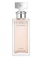 Calvin Klein Eternity , 100 мл.: Парфюмерная вода Calvin Klein Eternity For Women Eau Fresh.
Смелый. Романтичный. Вечный.
Яркий цветочный аромат Eternity Eau Fresh — это словно приступ восторга от близости и ощущения родства.
Аромат сочетает в себе фруктовые и цветочные ноты с теплыми нотами мускуса. В его сердцевине жасмин и пион, дополненные верхними нотами груши и черной смородины, закреплены базовыми нотами пачули и амбры. Фруктовая и цветочная составляющая придают культовому аромату ETERNITY задорный оптимизм.
Флакон розового цвета и содержащийся в нем парфюм навеяны образом цветущего сада и прославляют романтизм, спонтанность и вечность.