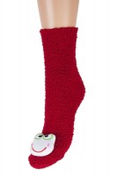 Amoret Носки комнатные: Цвет: красный
СОСТАВ: 97% полиэстер, 3% эластан
Название раздела: Товары для женщин
Год: 2021
Код: 155981
Мягкие женские носки с забавной игрушкой. Упаковка - яркая праздничкая коробочка.
