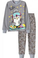 Пижама на девочку (1-4 года) №ИБSM539: Стильная и уютная пижама для девочек, изготовленная из мягкого и дышащего материала. Этот комплект идеально подойдет для комфортного сна и домашнего времяпровождения.