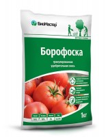 Борофоска 1кг минеральное уд-ие (1упак/25шт) БМ: Цвет: http://sibsortsemena.ru/catalog/07_udobreniya/mineralnye_udobreniya/borofoska_1kg_mineralnoe_ud_ie_1upak_25sht_bm/
Борофоска – универсальное минеральное удобрение пролонгированного действия. В состав удобрения входят только активные макроэлементы, непосредственно влияющие на улучшение качества урожая (ус-тойчивость к вредителям и увеличение срока хранения) и обеспечивающие получение эколо-гически чистых продуктов. Предназначено для основного внесения и подкормки различных садово-огородных культур. Применяется на всех типах почв, в открытом и защищенном грунте.