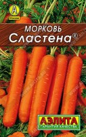 Морковь Сластена 2г: Надежный среднеспелый сорт. Формирует урожай за 100-120 дней от всходов. Корнеплоды великолепного вкуса, сортотипа Берликум/Нантская, длиной 18-20 см, массой 90-150 г, устойчивы к растрескиванию, отлично хранятся. Урожайность – 5-7 кг/м2.