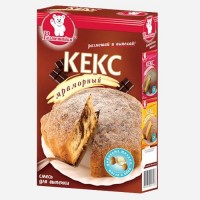 Кекс мраморный 300г: Состав
крахмал кукурузный, соль, сахар, какао порошок, ванилин, сода пищевая, регулятор кислотности, Мука пшеничная в/с
Описание
Готовим без хлопот. Сладкая сдоба с восхитительным бархатистым, сочным мякишем. Благодаря насыщенному вкусу может использоваться и без крема. В комплект входит отдельный пакетик с какао. Из этой смеси можно приготовить шоколадный кекс, добавив какао к тесту во время взбивания. Для приготовления Вам понадобятся 3 яйца и 140 г сливочного масла или маргарина. Время выпечки 40 минут. Данное количество смеси рассчитано на круглую форму 24-26 см. Размешай и выпекай!
