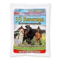 33 Богатыря почвооздаравливающ.микробиолг.препарат 1л (1/18шт): Цвет: http://sibsortsemena.ru/catalog/07_udobreniya/organo_mineralnye_udobreniya/33_bogatyrya_pochvoozdaravlivayushch_mikrobiolg_preparat_1l_1_18sht/
Уникальный почвооздоравливающий, оживляющий, восстанавливающий плодородие почвы микробиологический препарат. Он содержит более 40 штаммов полезных почвенных микроорганизмов на органическом и минеральном носителе. Повышает урожайность и качество продукции. Защищает растения от болезнетворных грибов, бактерий, вирусов, личинок насекомых-вредителей, нематод. Стимулирует рост и развитие растений.