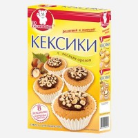Кексики с лесным орехом 200г: Кексики выпекаются в бумажных формочках, вложенных в упаковку. Эта забавная выпечка с добавками пользуется неизменным успехом у детей. Делать кексики легко и увлекательно! *** В комплект входят 16 формочек.Кексики выпекаются в бумажных формочках, вложенных в упаковку. Эта забавная выпечка с добавками пользуется неизменным успехом у детей. Делать кексики легко и увлекательно! *** В комплект входят 16 формочек.