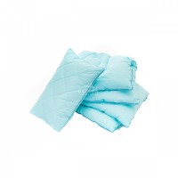 Набор "Одеяло с подушкой" Малютка: Цвет: https://tk-bagira.ru/nabor_odeyalo_s_podushkami/61959
Внешн. напонитель: Холлофайбер (ПЭ 100%); внутр.наполнитель:  "Лебяжий пух"(ПЭ 100%)