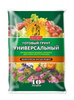 ЖЗ"Сам себе агроном "универсальный 10 л: Цвет: http://sibsortsemena.ru/catalog/05_pochvogrunty_substraty/pochvogrunt/zhz_sam_sebe_agronom_universalnyy_10_l/
Используется для проращивания семян всех видов овощных, ягодных, цветочных и декоративных культур (на школку), для пикировки и выращивания рассады этих культур в условиях защищённого (домашних, тепличных) и открытого грунта; для выращивания всех видов плодовых, ягодных, овощных, цветочных и декоративных культур в различных климатических условиях, как в открытом, так и в защищённом грунте. Пригоден для выращивания газонных трав и травяных покрытий стадионов и спортивных площадок. Возможно применение в качестве подкормки и мульчирующего материала. Нормы внесения в почву: — при основной заправке почв теплиц, парников, гряд и газонов: 3 литра на 1 квадратный метр; — при посадке рассады на постоянное место: грунт вносят при основной заправке почвы в дозе 2 — 3 литра на 1 квадратный метр; — при подкормках овощных и травянистых ягодных культур, в зависимости от фазы роста растений: 1-2 литра на 1 квадратный метр; — при посадке крупномерных растений (томатов, перцев, и т. п.): грунт смешивают с вынутой из посадочной ямы почвой, в соотношении 1 объёмная часть грунта к 2 объёмным частям почвы; — при подкормках крупномерных  растений (томатов, перцев, и т. п.): грунт вносят под растение из расчёта 2 — 3 литра на 1 квадратный метр площади и осторожно заделывают в верхний слой почвы; — при посадке плодовых деревьев и ягодных кустарников: грунт смешивают с вынутой из посадочной ямы почвой, в соотношении 1 объёмная часть грунта к 3 объёмным частям почвы; — при подкормках плодовых деревьев и ягодных кустарников: 1 — 2 литра на 1 квадратный метр, 1 — 2 раза в сезон; — при мульчировании приствольных кругов: 3 л на 1 квадратный метр; — при посадке однолетних цветов: грунт вносят при основной заправке почвы в дозе 2,5 — 3,0 литра на 1 квадратный метр; — при посадке многолетних цветов (корневищ, клубней, луковиц): грунт смешивают с вынутой из посадочной ямы почвой, в соотношении 1 объёмная часть грунта к 1 объёмной части почвы; — при подкормках цветочных и декоративных растений: грунт вносят под растение из расчёта 2,0 — 2,5 литра на 1 квадратный метр площади и осторожно заделывают в верхний слой почвы. Содержание питательных веществ, мг/л Азот (N)                                                          240 — 350 Фосфор (P2O5)                                                         290 — 410 Калий (К2О)                                                  330 — 470 Показатель кислотности (pHKC1)            5,4 – 6,6