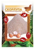 Скорлупа яичная 1,5кг кормовая добавка для кур и птицы (1упак/6шт) (ВХ): Цвет: http://sibsortsemena.ru/catalog/12_kormovye_dobavki/skorlupa_yaichnaya_1_5kg_kormovaya_dobavka_dlya_kur_i_ptitsy_1upak_6sht_vkh/
Источник кальция и минеральных веществ — идеально подходит для кур и любых других птиц. Содержит не только «биологический» кальций, но и фосфор, магний, калий, микроэлементы, коллаген и кератин. Регулярное скармливание птице скорлупы молотой повышает яйценоскость, формирует крепкую скорлупу яиц, их высокие инкубационные свойства. Укрепляются кости, улучшается состояние пера. В сутки на одну курицу нужно 3 г, уткам — 5–7 г, гусям — 8–11 г. Скармливать можно в составе влажных или сухих мешанок.