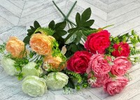 Искусственные цветы букет 45см 7 голов: указываем в комментарии к заказу нужный цвет, по возможности учту пожелания   45см 7 голов