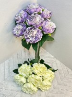 Искусственные цветы букет 48см 7 голов: 48см 7 голов 
Цвета : беж, малиновый, розовый, желтый, сиреневый. Все оттенки пастельных тонов