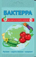 Бактерра 15гр микробиологический фунгицид от болезней (1упак/200шт) ВХ: Цвет: http://sibsortsemena.ru/catalog/08_sredstva_zashchity_rasteniy/sredstva_ot_bolezney/bakterra_15gr_mikrobiologicheskiy_fungitsid_ot_bolezney_1upak_200sht_vkh/
Микробиологический контактный фунгицид широкого спектра действия против фитопатогенных грибов и ряда патогенных бактерий: Фитофтороз (Phytophthora infestans), ризоктониоз (Rhizoctonia solani), Фузариозная корневая гниль, фузариозное увядания (Fusarium spp.), трахеомикозное увядание, белая (Sclerotinia sclero-tiorum) и серая гнили (Botrytis cinerea), Некроз сердцевины стебля (Pseudomonas corrugata), фузариозное (трахеомикозное) увядание, бурая пятнистость (Cladosporium fulvum), корневые гнили (Pseudomonas syringae, Erwinia spp. Pythium spp., Fusarium spp., Rhizoctonia spp.).