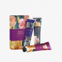 Набор кремов для рук Secret Garden, 3 шт по 30мл.: https://www.oriflame.ru/products/product?code=44496
Набор из трёх кремов для рук, каждый из которых питает и увлажняет кожу, оставляя руки мягкими и бархатистыми. Каждый крем имеет приятный цветочный аромат .
Делает руки мягкими и бархатистыми. 
Приятный цветочный аромат:пышная сирень, нежная гардения, роскошная роза.