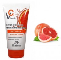 Ф-675 Vitamin C Пилинг-скатка 150мл: Цвет: https://xn----7sbbavpdoccqvc6br3o.xn--p1ai/index.php/floresan/vitamin-c-пилинг-скатка-150мл-detail
Усиливающая сияние и ровный тон кожи пилинг-скатка с фруктовыми кислотами и витамином С, эффективно устраняет шелушения кожи, очищает кожу от загрязнений, излишков кожного жира и ороговевших клеток эпидермиса, очищая поры и предотвращая появление черных точек.  
В
итамин С восстанавливает защитную функцию кожи, оказывает тонизирующий эффект, предотвращая дряблость кожи, защищает от вредного воздействия свободных радикалов, корректирует признаки старения.
Регулярное применение скатки улучшает тонус кожи, оказывает отбеливающее действие и придает лицу сияние, свежий и отдохнувший вид.
- осветляет пигментные пятна
- выравнивает тон кожи
 
Способ применения
: Нанесите на сухую кожу, избегая области вокруг глаз, массируйте мягкими круговыми движениями. Средство преобразуется в частички, устраняющие загрязнения и жирный блеск. После процедуры смойте водой. Применяйте 1-2 раза в неделю. Подходит для всех типов кожи.
Избегайте попадания в глаза. Возможна индивидуальная непереносимость компонентов.
Только для наружного применения
.
 